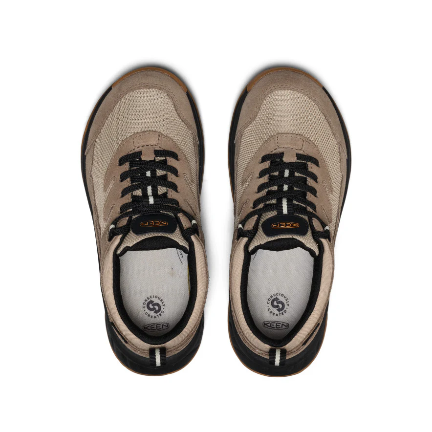 Big Kids' Hightrail Waterproof Hiking Shoe | Brindle/Oak Buff - Image 4