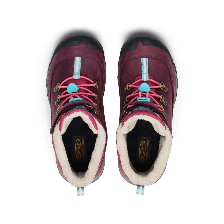 Big Kids' Kanibou Waterproof Winter Boot | Fig/Pink Lemonade - Image 4