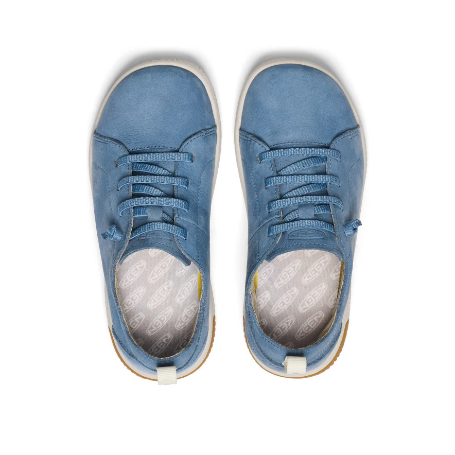 Big Kids' KNX Leather Sneaker  |  Coronet Blue/Vapor - Image 4
