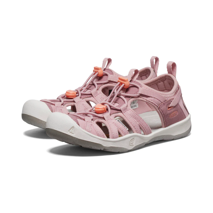 Big Kids' Moxie Sandal | Nostalgia Rose/Papaya Punch - Image 2