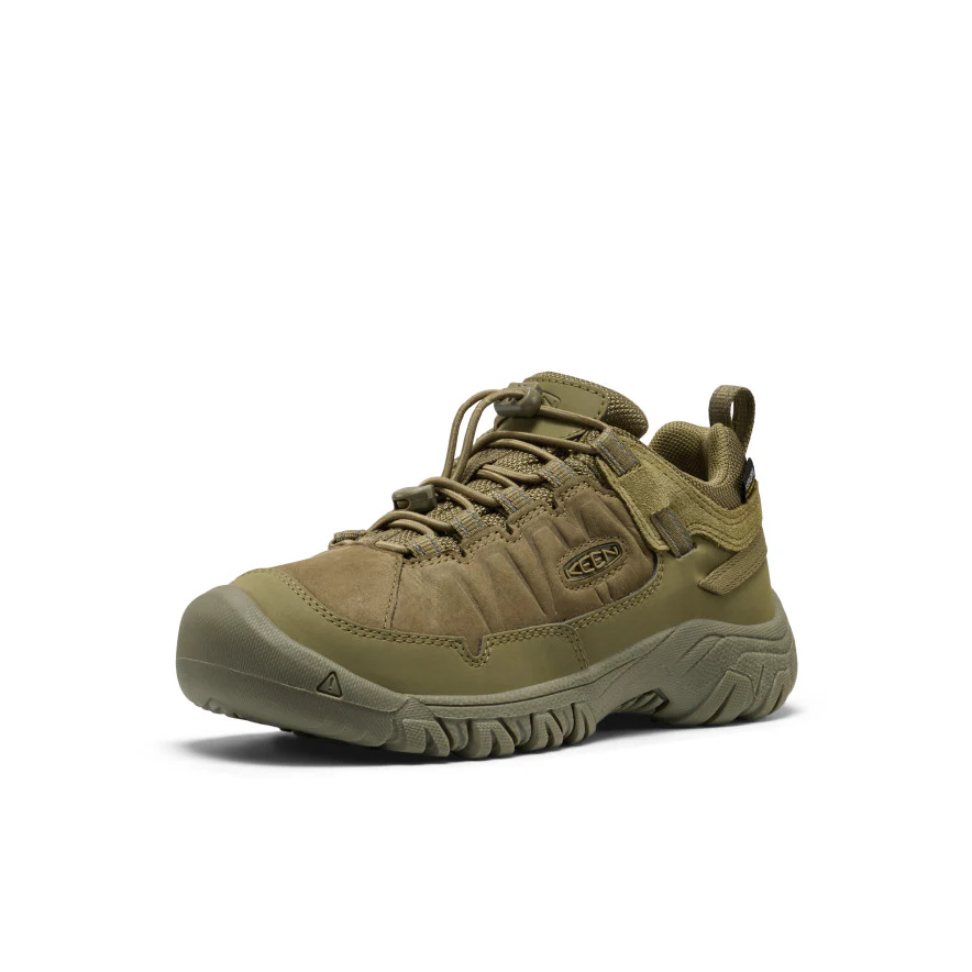 Big Kids' Targhee IV Waterproof Hiking Shoe | Martini Olive - Image 12