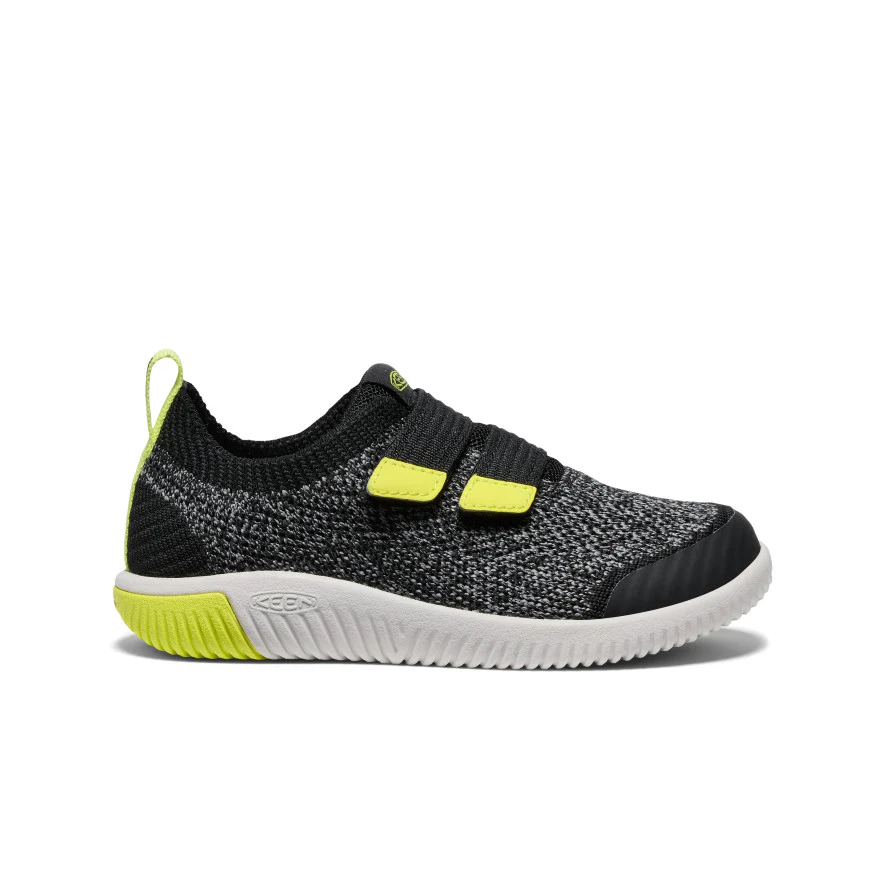 Little Kids' KNX Knit Double Strap | Black/Evening Primrose