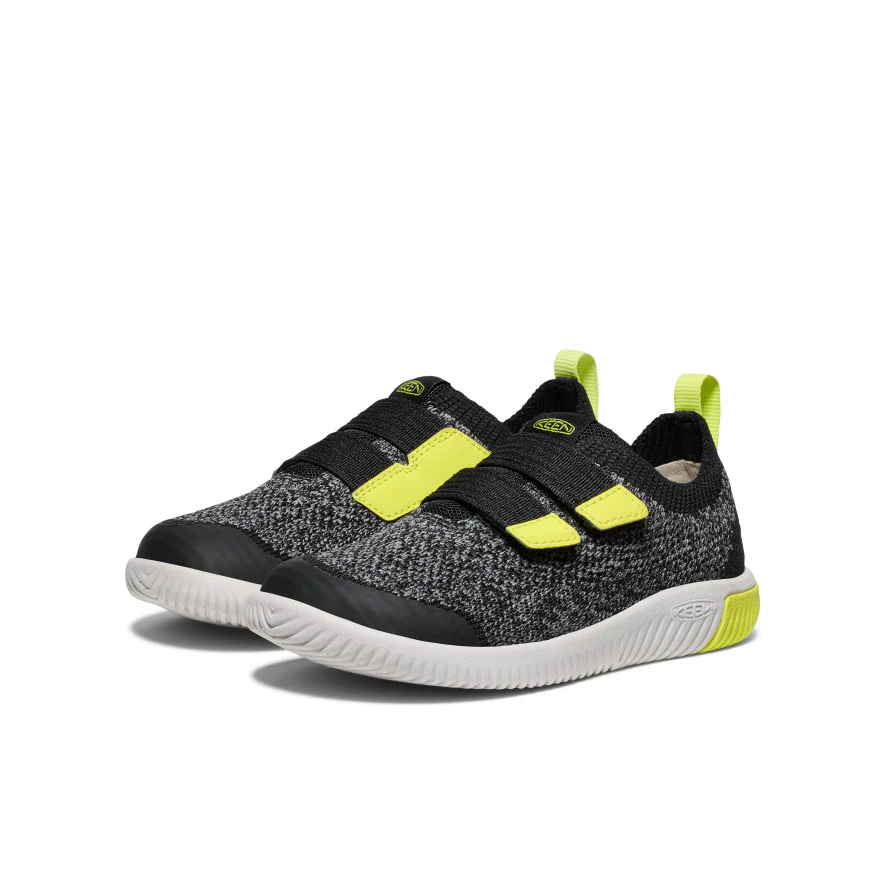 Little Kids' KNX Knit Double Strap | Black/Evening Primrose - Image 2