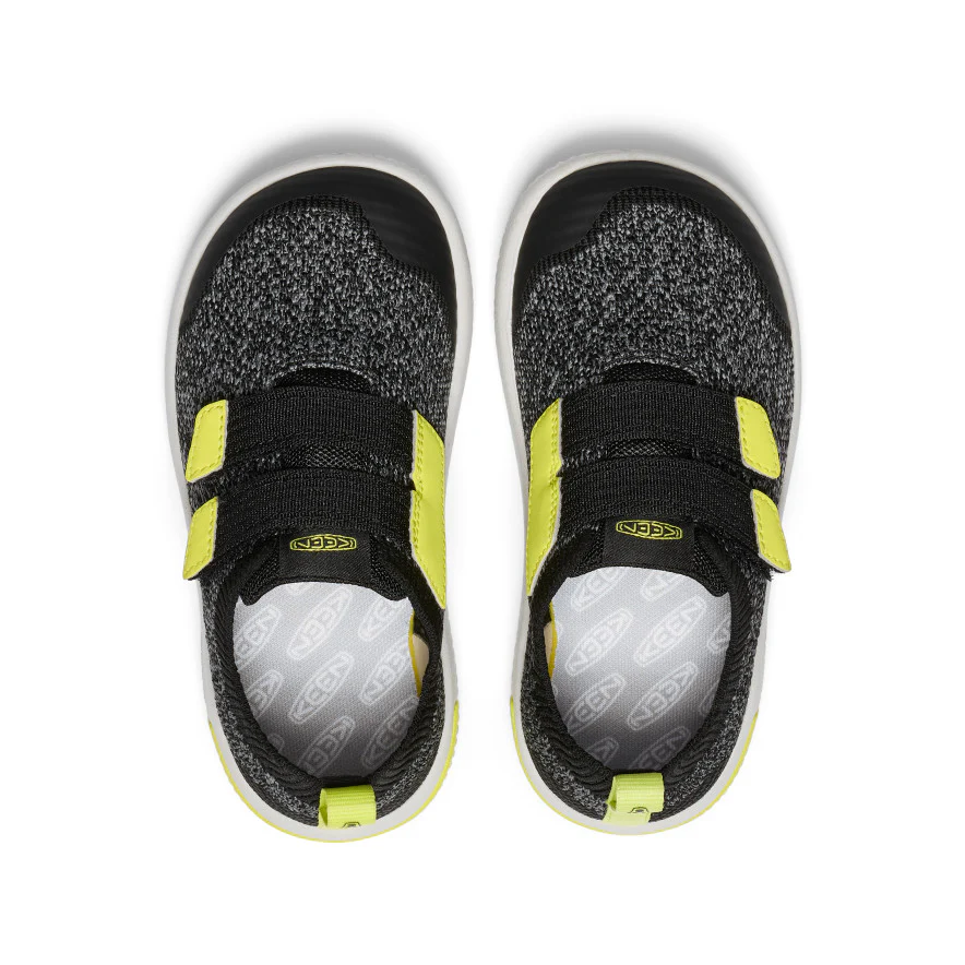 Little Kids' KNX Knit Double Strap | Black/Evening Primrose - Image 4