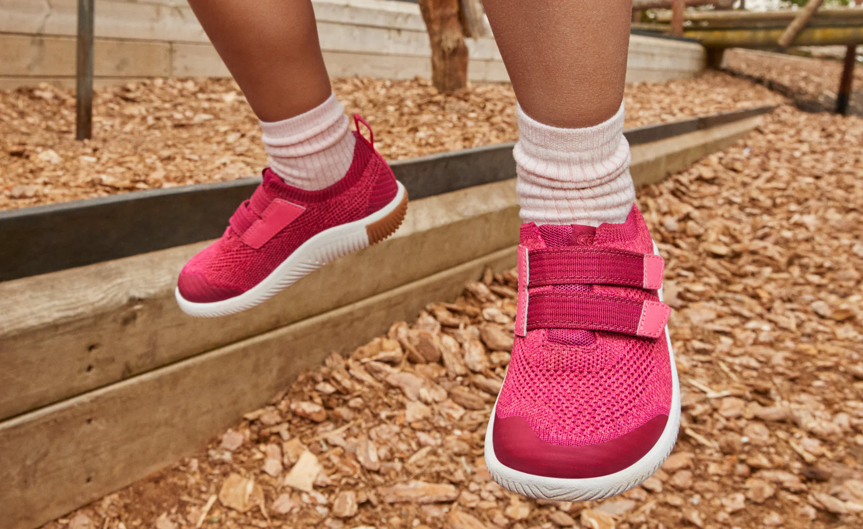 Little Kids' KNX Knit Double Strap | Black/Evening Primrose - Image 7