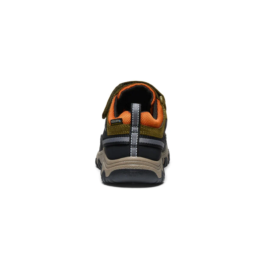 Little Kids' Targhee IV Waterproof Hiking Shoe | Dark Olive/Gold Flame - Image 5