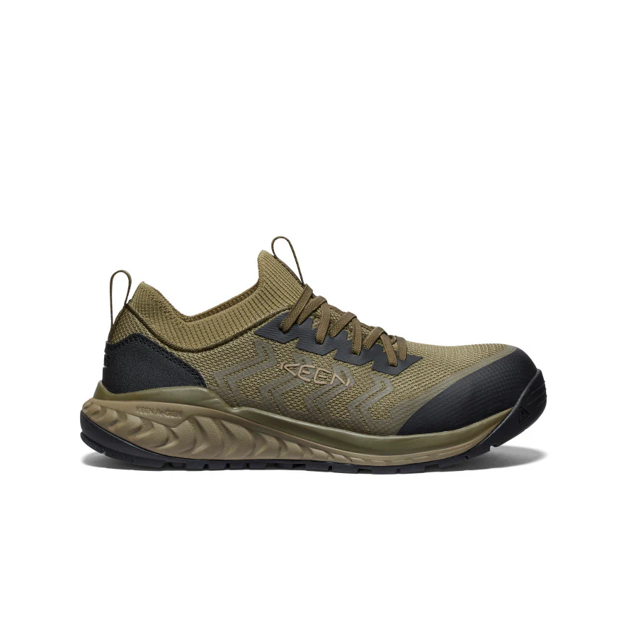 Men's Arvada Shift Work Sneaker (Carbon Toe) | Martini Olive/Black
