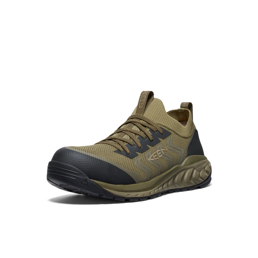 Men's Arvada Shift Work Sneaker (Carbon Toe) | Martini Olive/Black - Image 3