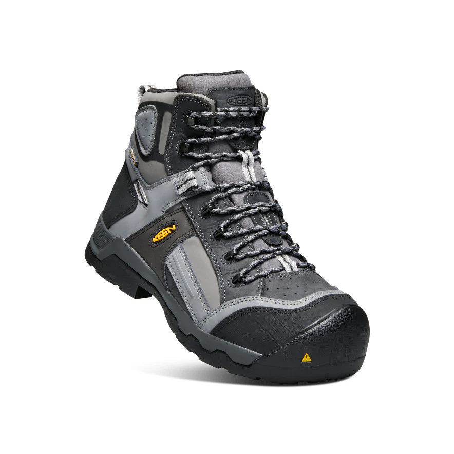 Men's Davenport 6" Insulated Waterproof Boot (Composite Toe) | Magnet/Steel Grey - Image 3