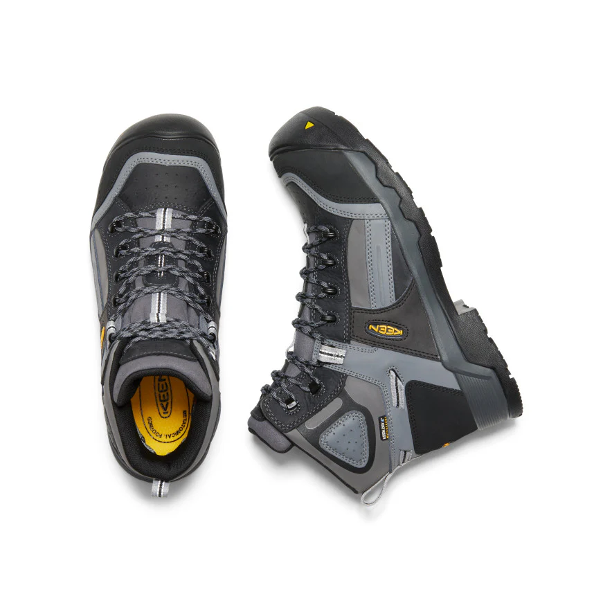 Men's Davenport 6" Insulated Waterproof Boot (Composite Toe) | Magnet/Steel Grey - Image 4