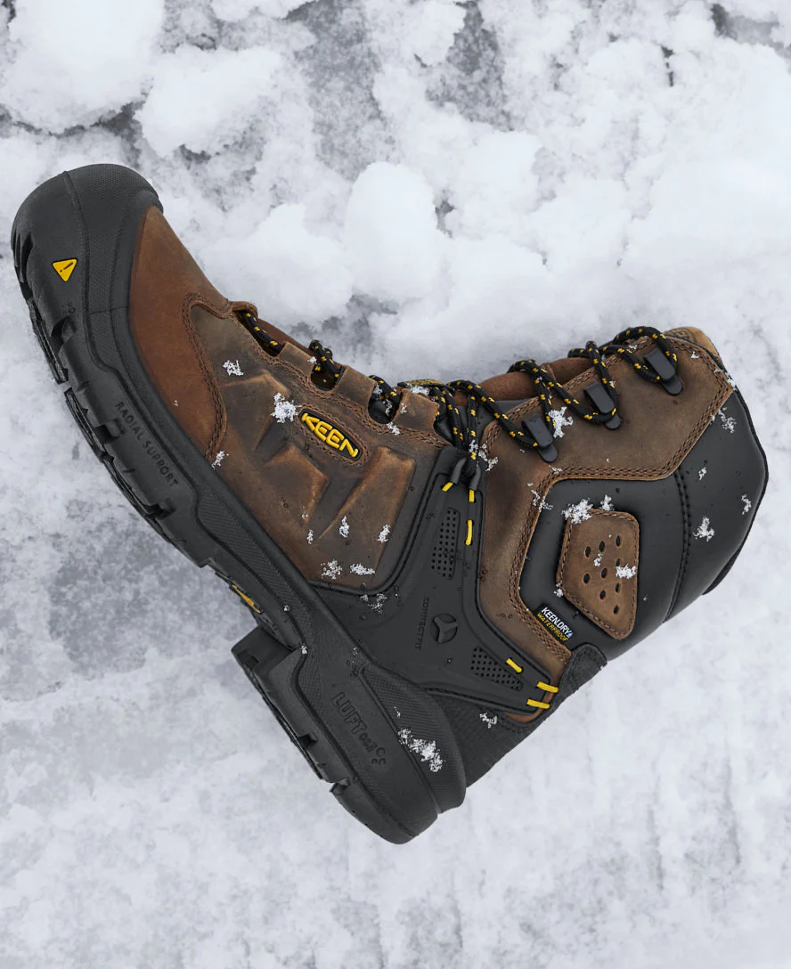 Men's Dover 8" Waterproof Boot (Carbon Toe) | Dark Earth/Black - Image 7