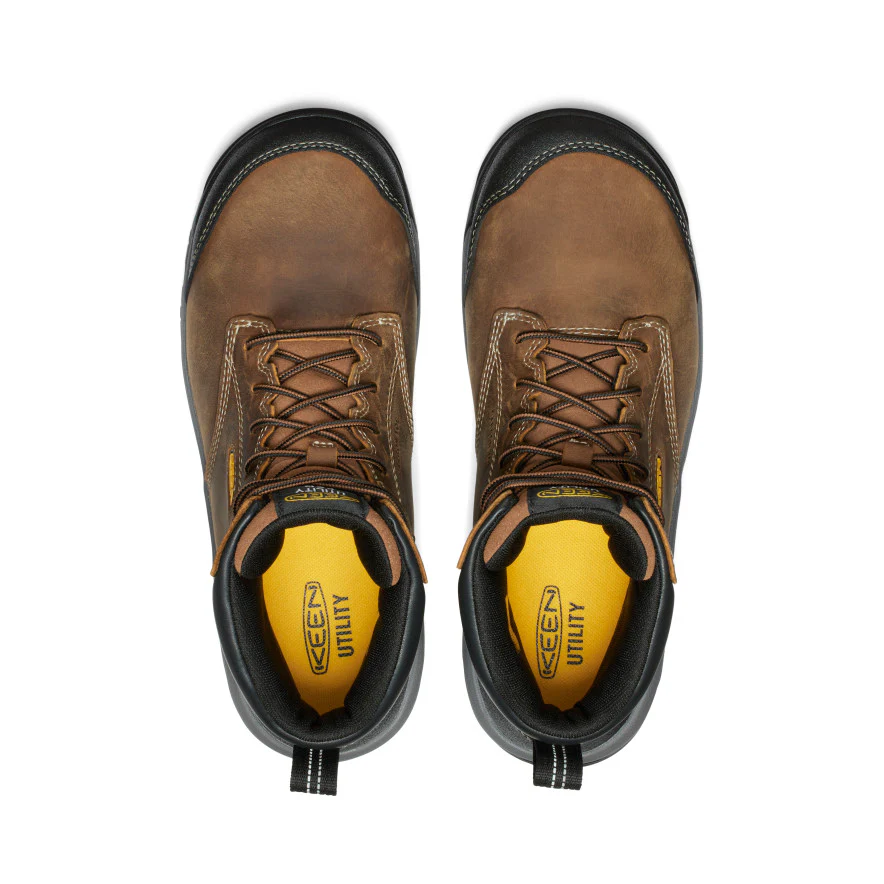 Men's Evanston 6" ESD Boot (Carbon Toe) | Bison/Black - Image 4