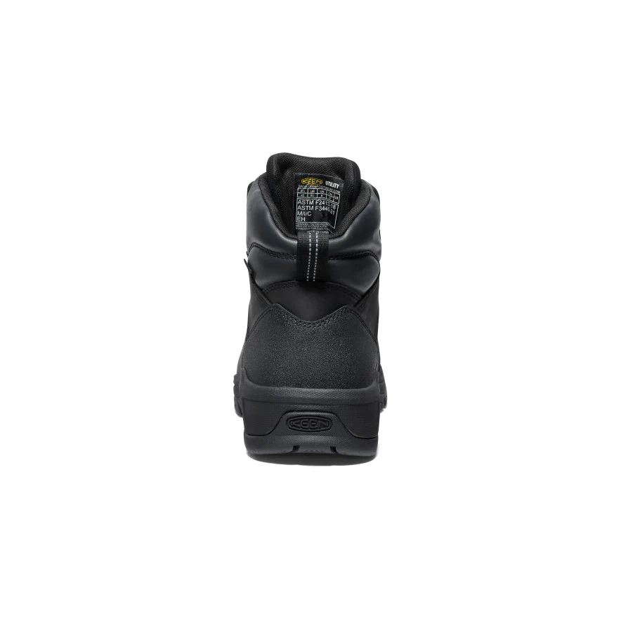 Men's Evanston 6" Waterproof Boot (Carbon Toe) | Black/Black - Image 5