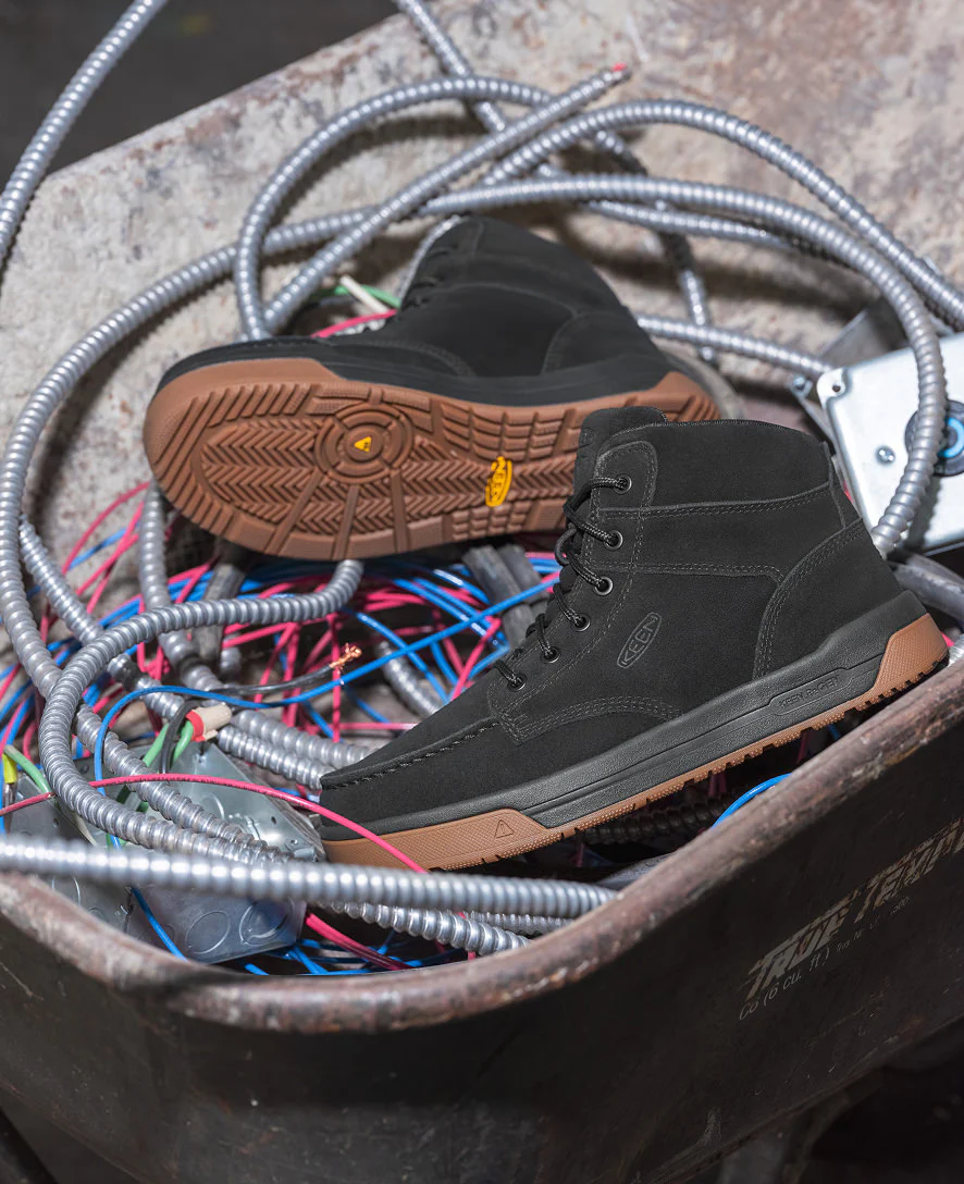 Men's Gibson Boot (Soft Toe) | Black/Gum - Image 9