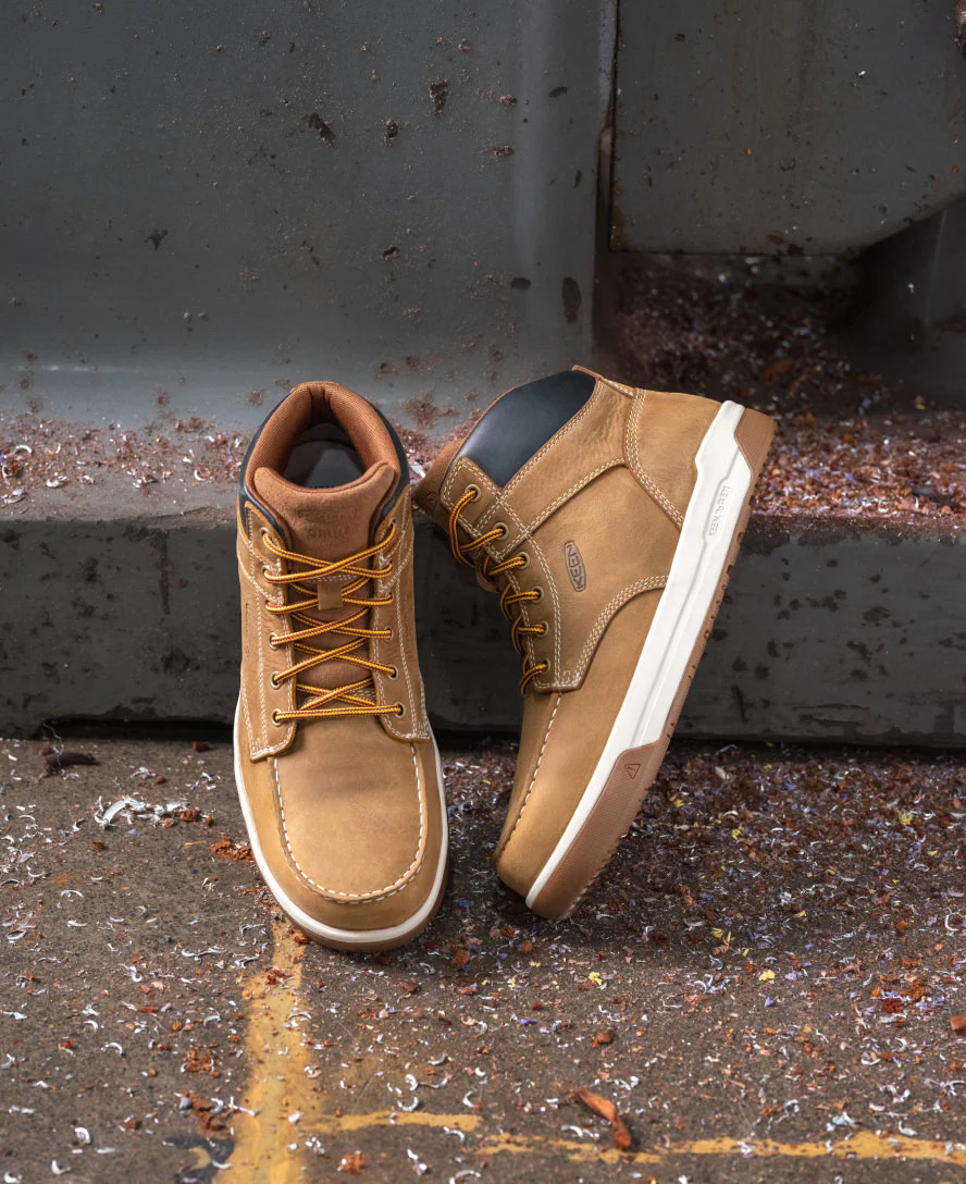 Men's Gibson Waterproof Work Boot (Carbon Toe) | Belgian/Gum - Image 9