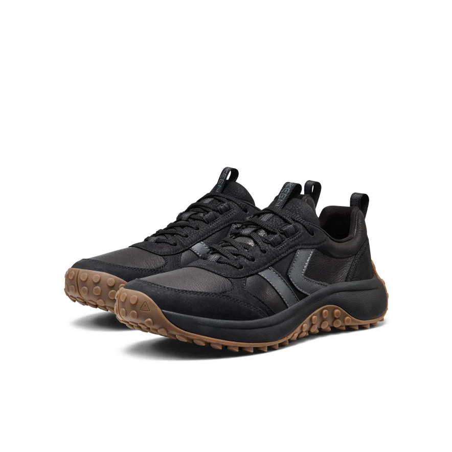Men's KS86 Leather Sneaker | Black - Image 12