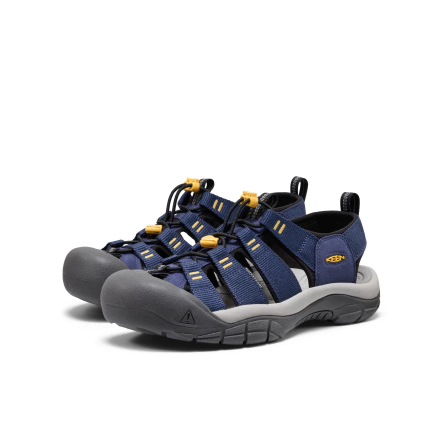 Men's Newport H2 Sandal | Naval Academy/KEEN Yellow - Image 2
