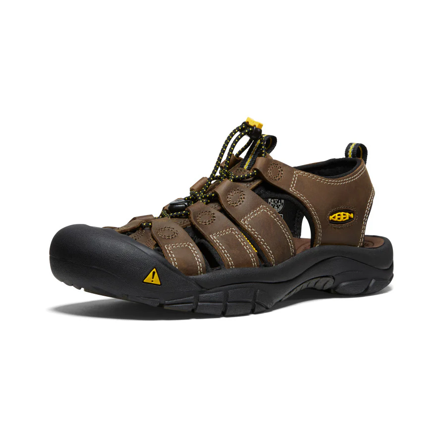 Men's Newport Leather Sandal | Bison - Image 3