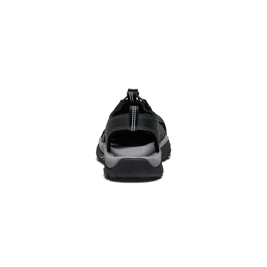 Men's Newport Leather Sandal | Black/Steel Grey - Image 5