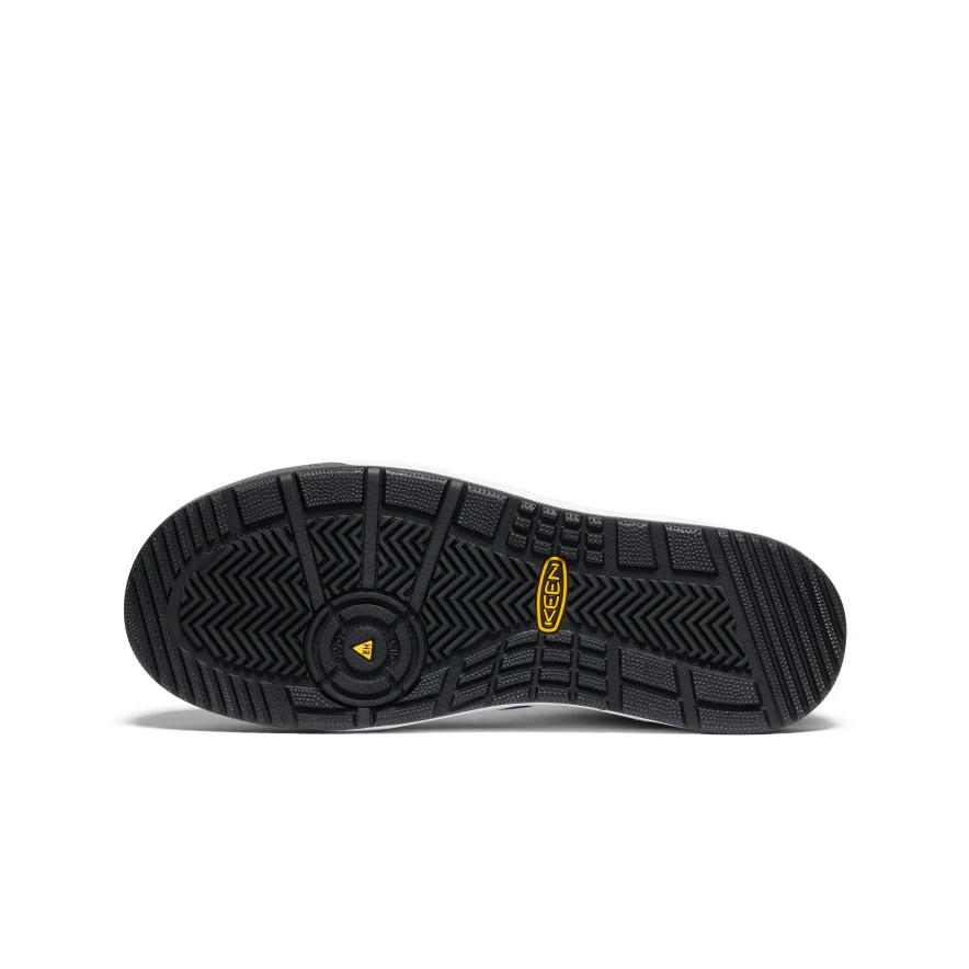 Men's Overton Mid Work Shoe (Carbon Toe) | Star White/Black - Image 7