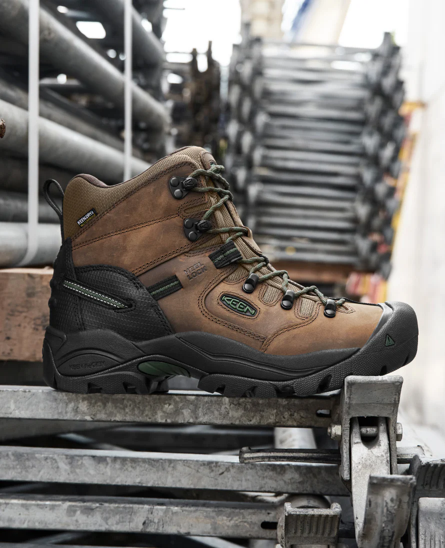 Men's Pittsburgh Energy 6" Waterproof Boot (Carbon Toe) | Bison/Black - Image 9