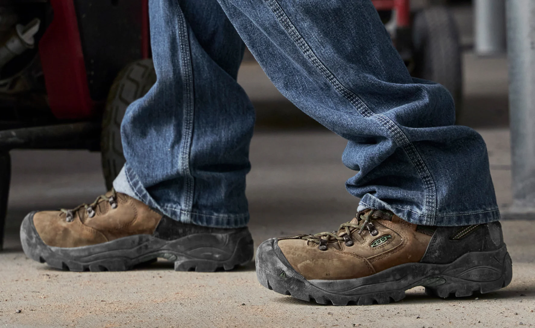 Men's Pittsburgh Energy 6" Waterproof Boot (Soft Toe) | Cascade Brown/Black - Image 7