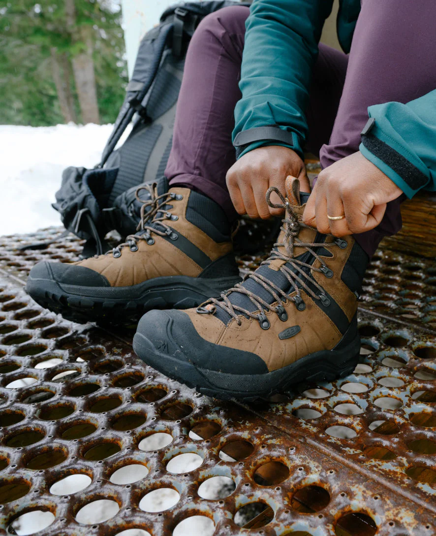 Men's Revel IV Polar Waterproof Boot | Bison/Orange Pepper - Image 8