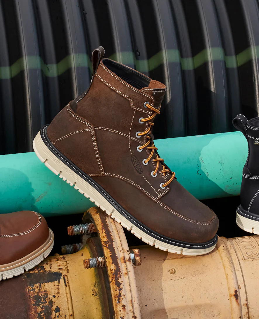 Men's San Jose 6" Boot (Soft Toe) | Coffee Bean/Star White - Image 9