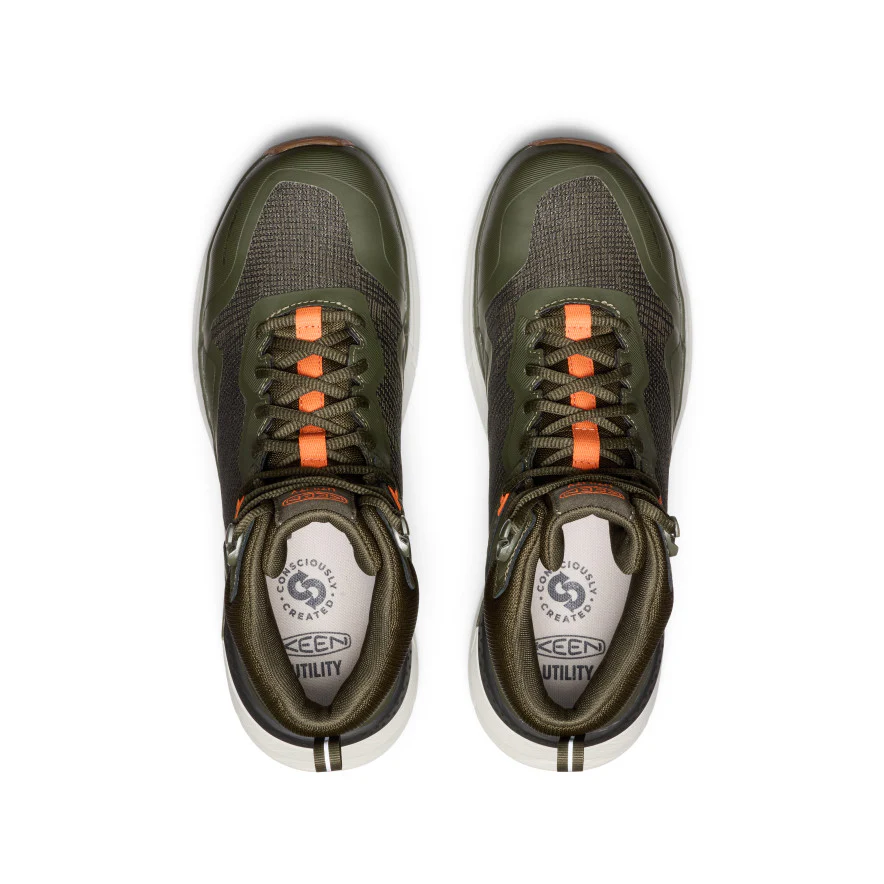 Men's Synchro Waterproof Work Boot (Carbon Toe) | Forest Night/Gum - Image 4