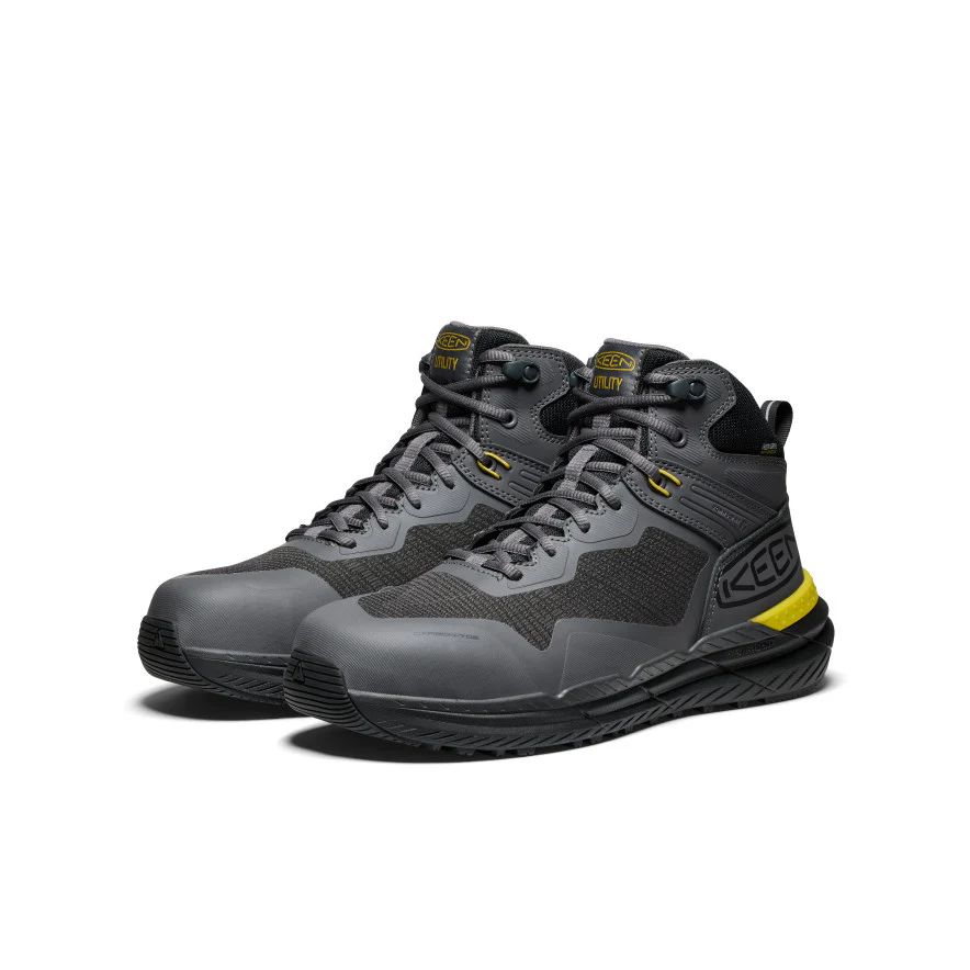 Men's Synchro Waterproof Work Boot (Carbon Toe) | Magnet/Black - Image 2