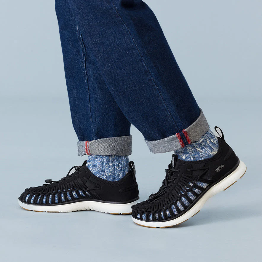 Men's UNEEK O3 Sneaker Sandal | Black/Star White - Image 9