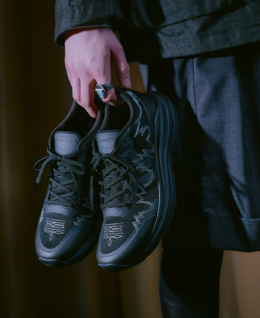 Men's WK500 Walking Shoe x Engineered Garments | Black/Black - Image 8