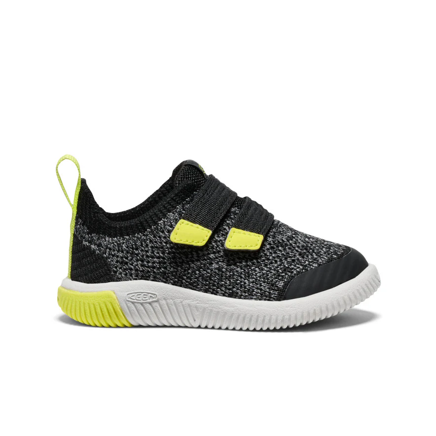 Toddlers' KNX Knit Double Strap | Black/Evening Primrose