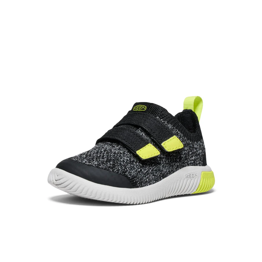 Toddlers' KNX Knit Double Strap | Black/Evening Primrose - Image 3