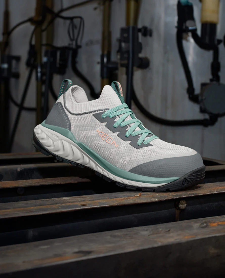 Women's Arvada Shift Work Sneaker (Carbon Toe) | Steel Grey/Granite Green - Image 9