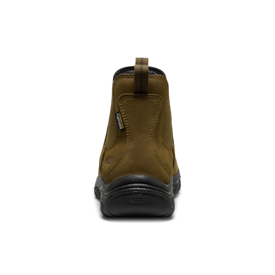 Women's Greta II Waterproof Chelsea | Dark Olive/Black - Image 4