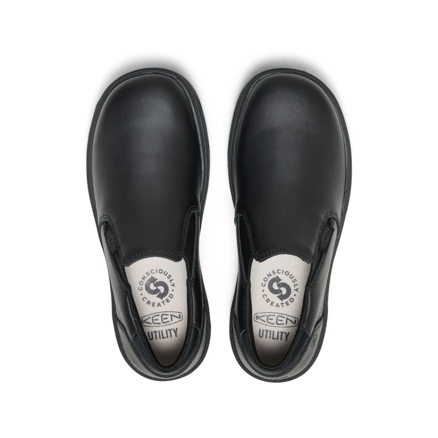Women's Kenton Shift WTX Work Shoe (Soft Toe) | Black/Black - Image 4