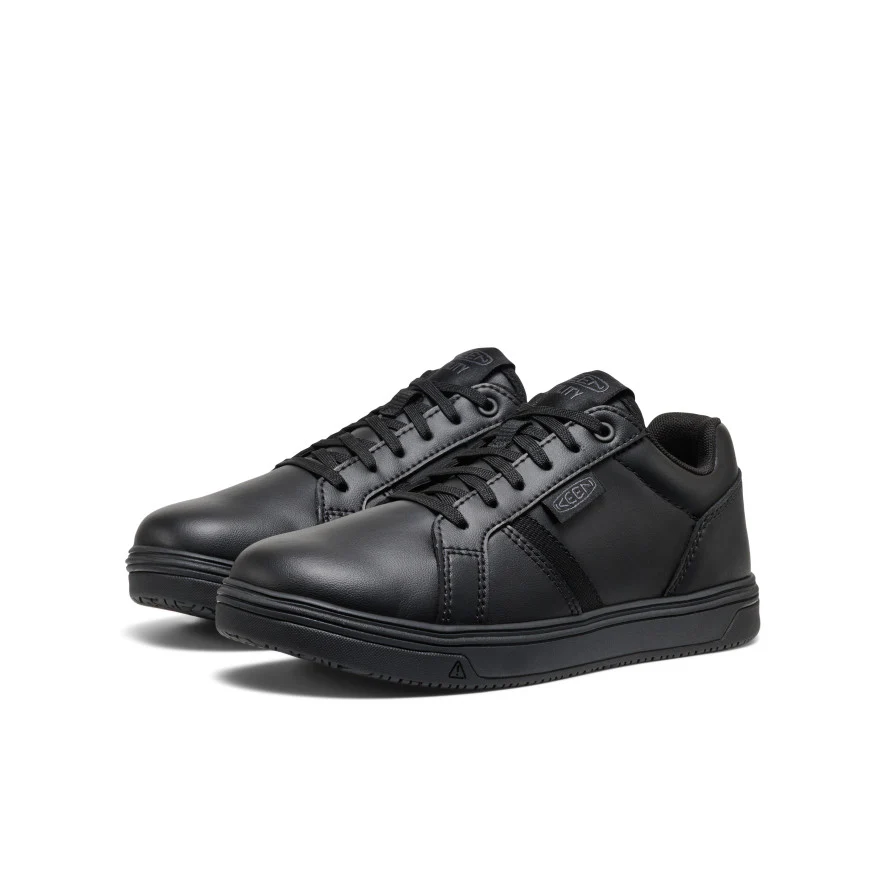 Women's Kenton WTX Work Shoe (Soft Toe) | Black/Black - Image 2