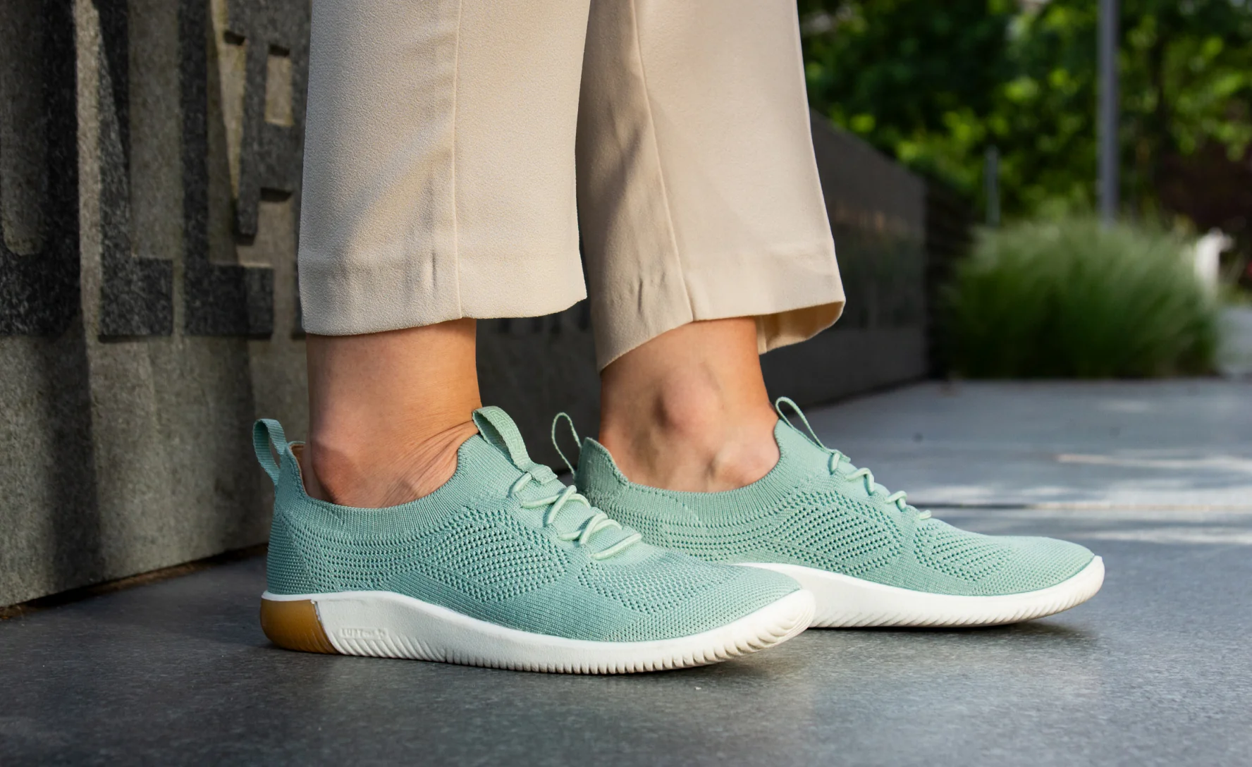 Women's KNX Knit Sneaker | Granite Green/Lichen - Image 7