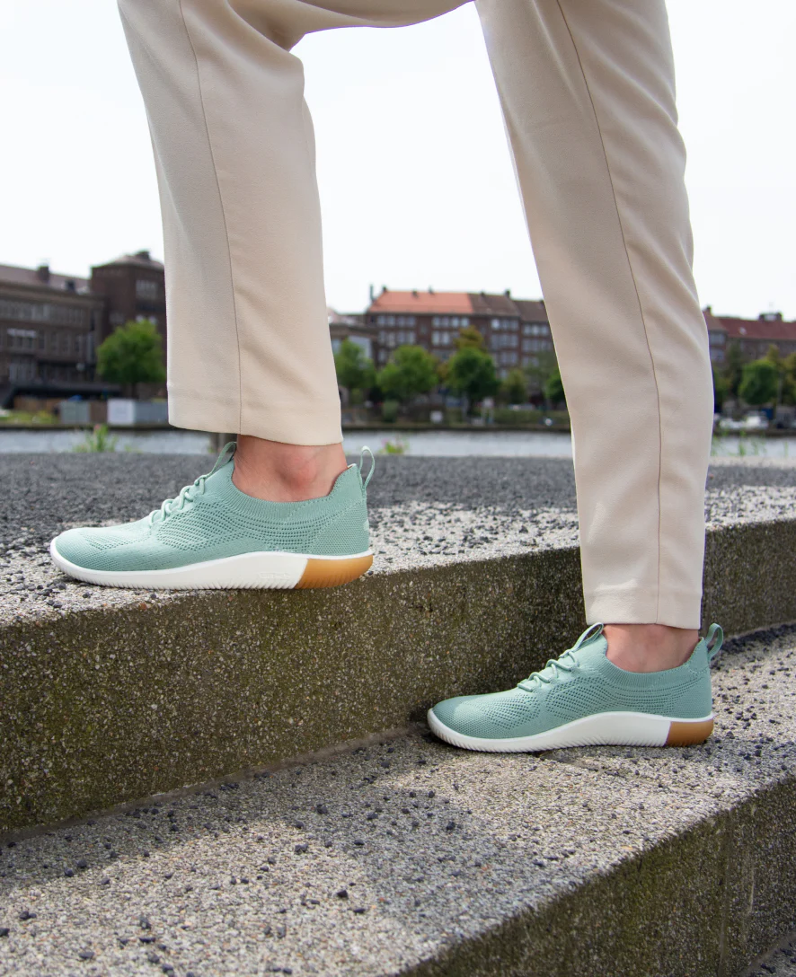 Women's KNX Knit Sneaker | Granite Green/Lichen - Image 8