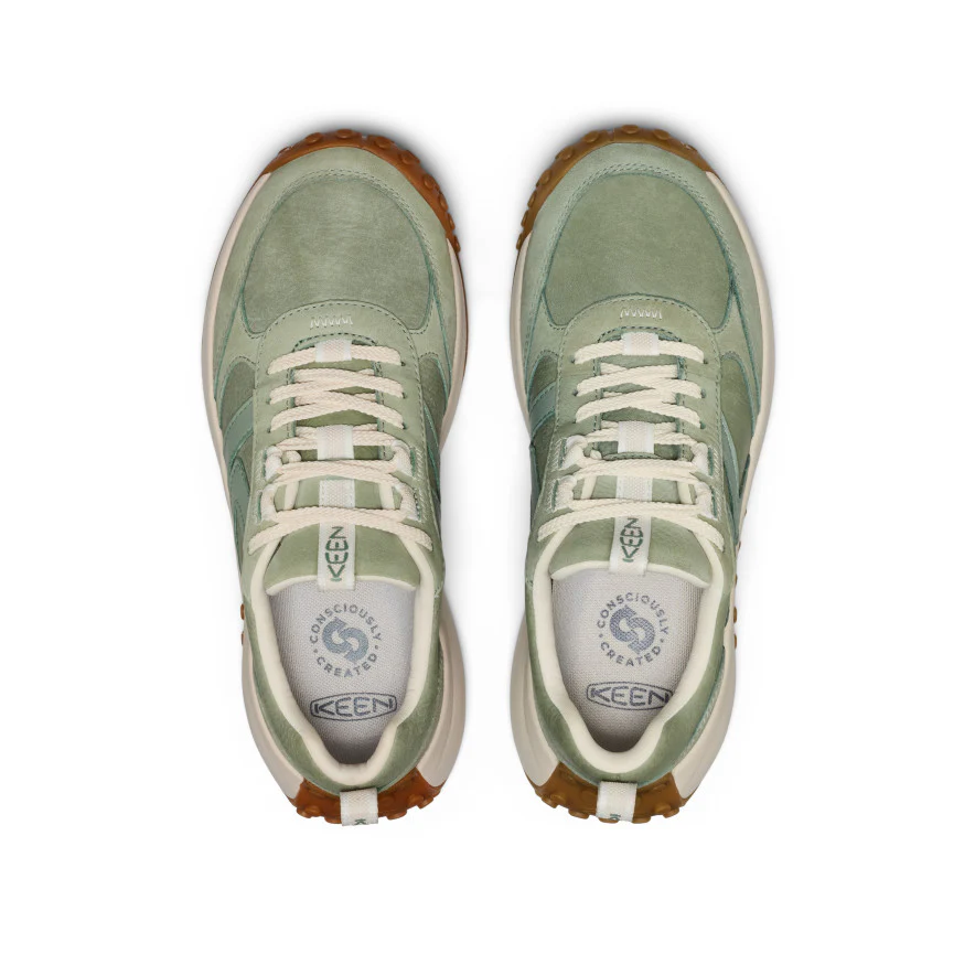 Women's KS86 Leather Sneaker  |  Lily Pad/Birch - Image 9