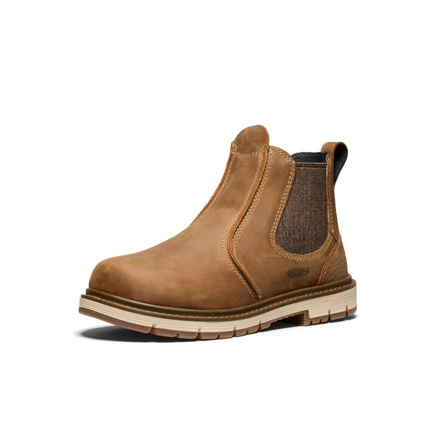 Women's San Jose Chelsea 90° Heel Boot (Soft Toe) | Belgian/Gum - Image 3