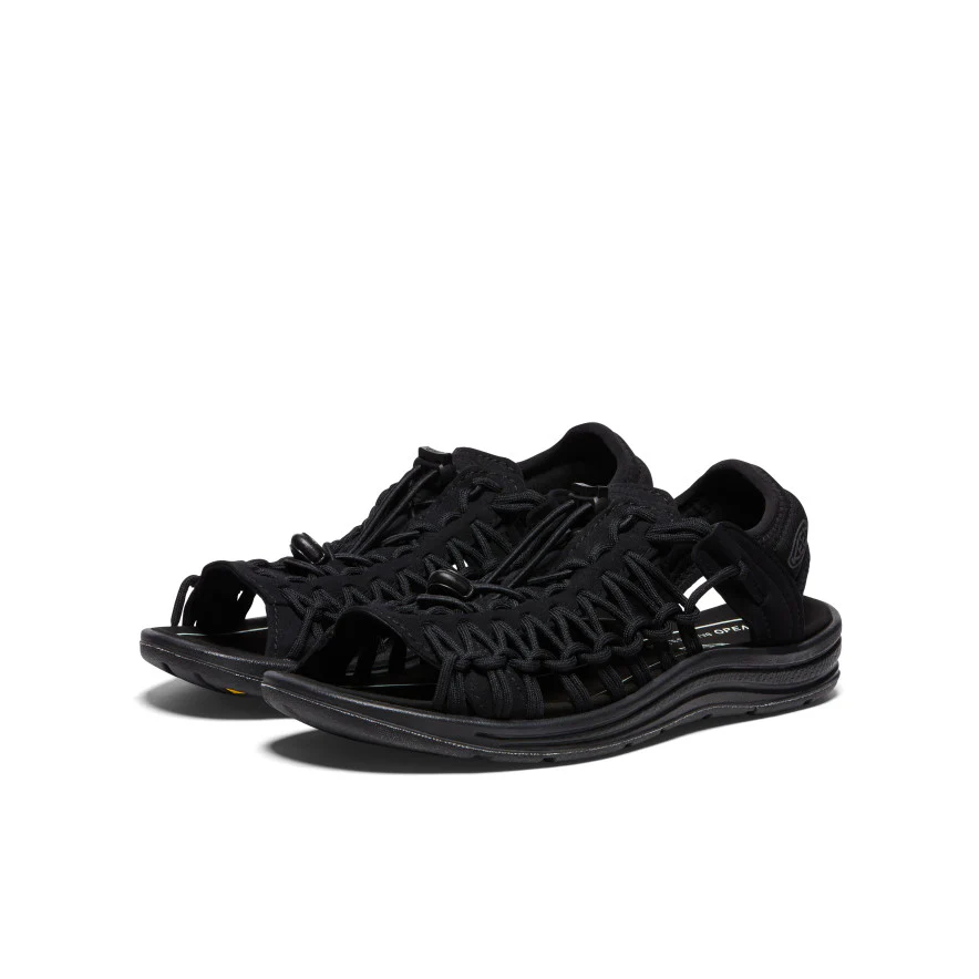 Women's UNEEK II Open-Toe Sneaker  |  Black/Black - Image 2