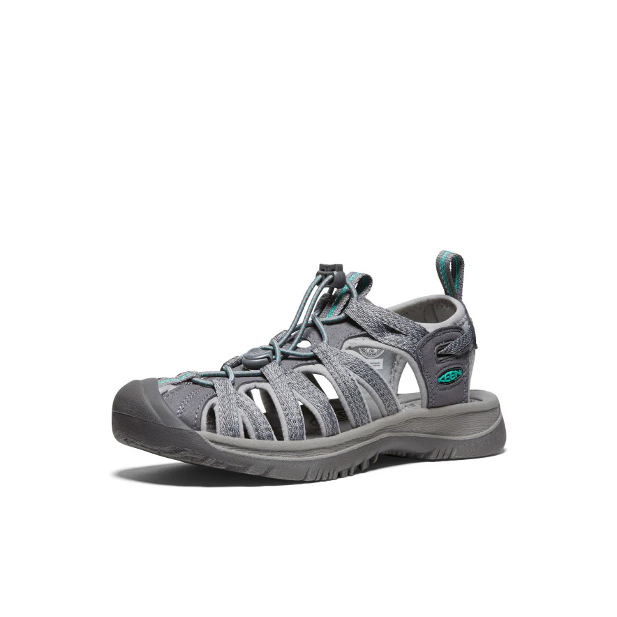 Women's Whisper | Medium Grey/Peacock Green - Image 3
